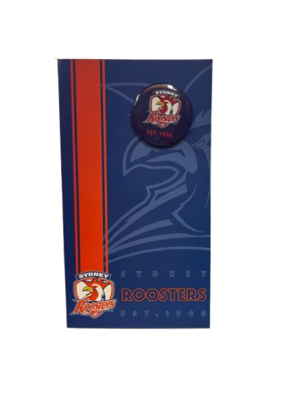 NRL Gift Card With Badge - Sydney Roosters - Stripe - Supporter - Image 2