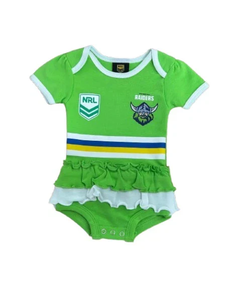 NRL Girls Tutu Footy Suit - Canberra Raiders - Baby Toddler Infant