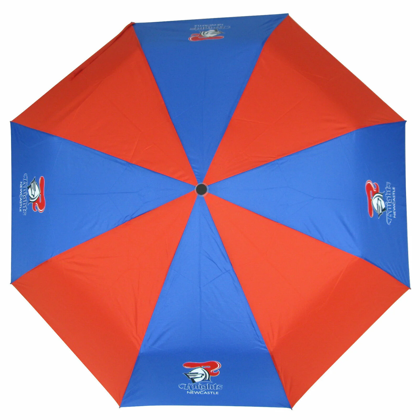 NRL Glove Box Umbrella - Newcastle Knights - Rain Weather - 40 Inch Canopy - Image 2