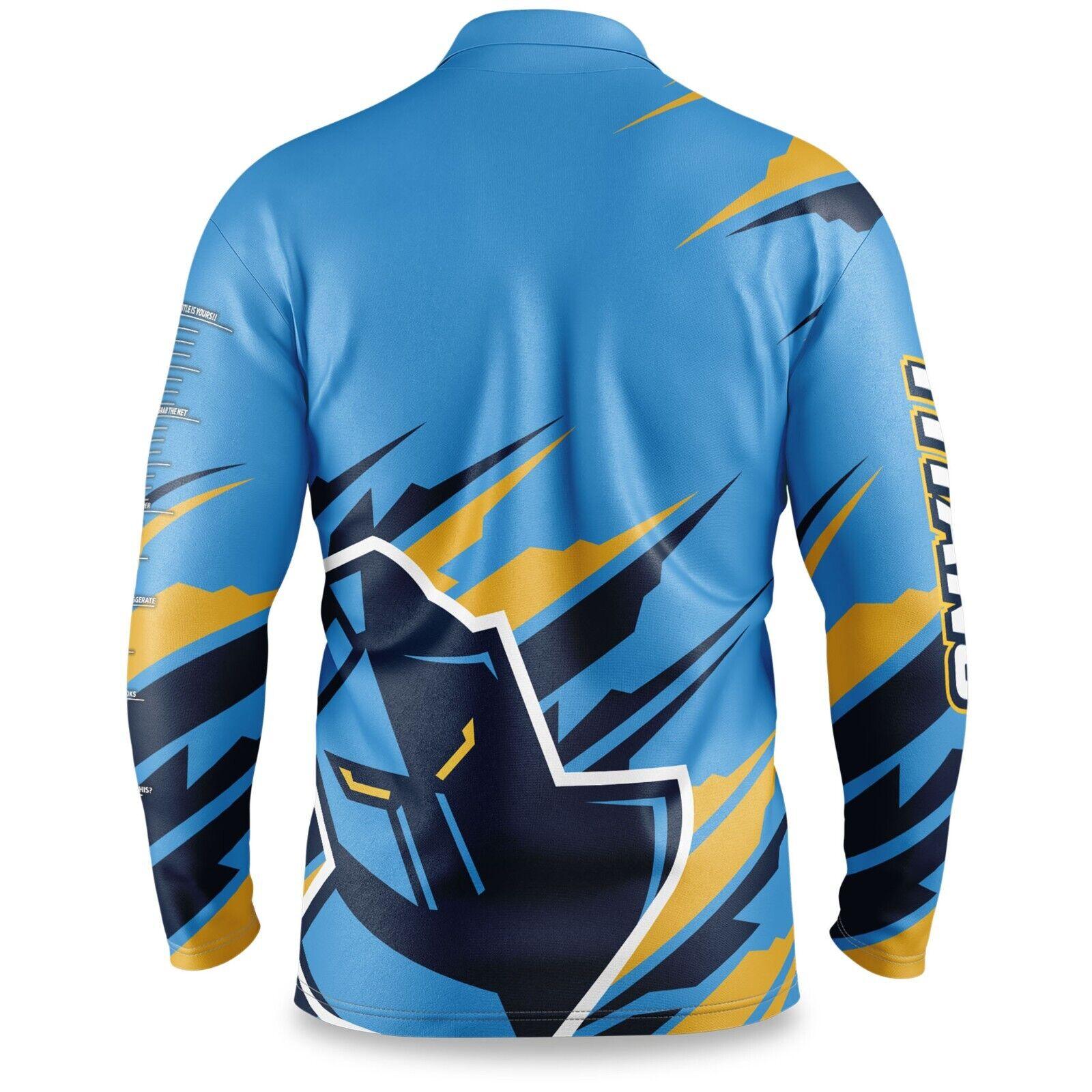 NRL 'Ignition' Fishing Shirt - Gold Coast Titans - Adult - Mens - Polo - Image 2