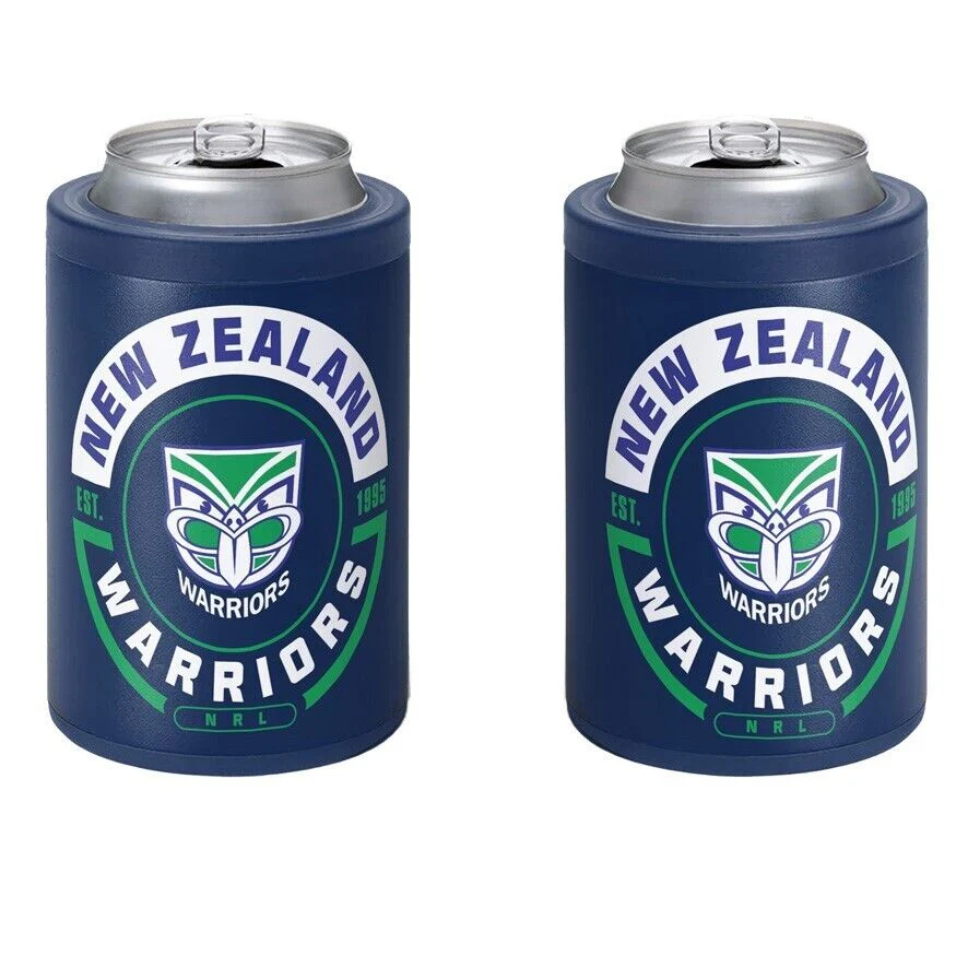 NRL Insulated Can Cooler - New Zealand Warriors - Stubby Cooler - Twist Top Lid - Image 2