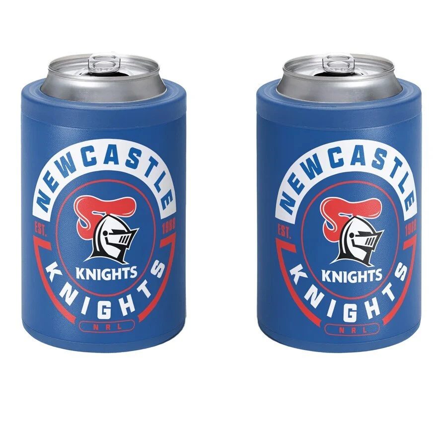 NRL Insulated Can Cooler - Newcastle Knights - Stubby Cooler - Twist Top Lid - Image 2