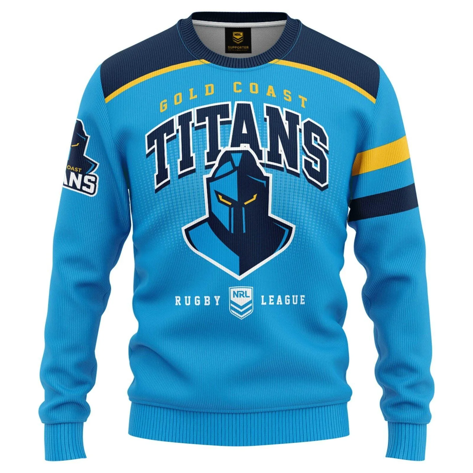 NRL Kids 40/20 Pullover - Gold Coast Titans - Infant Baby - Light Jumper - Image 2
