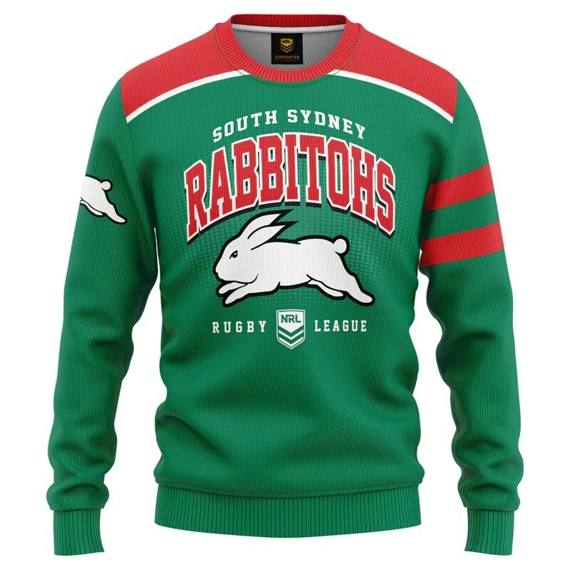 NRL Kids 40/20 Pullover - South Sydney Rabbitohs - Infant Baby - Light Jumper - Image 2