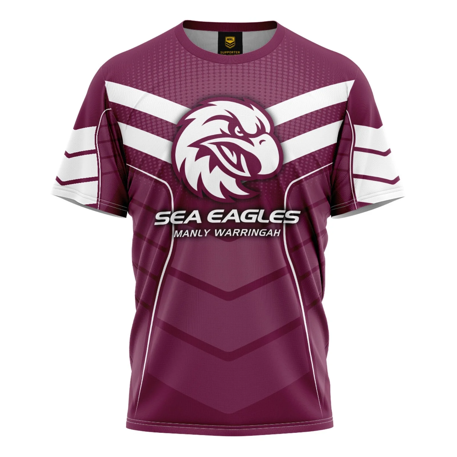 NRL Kids 'Chevron' Tee Shirt - Manly Sea Eagles - Baby Child T-Shirt