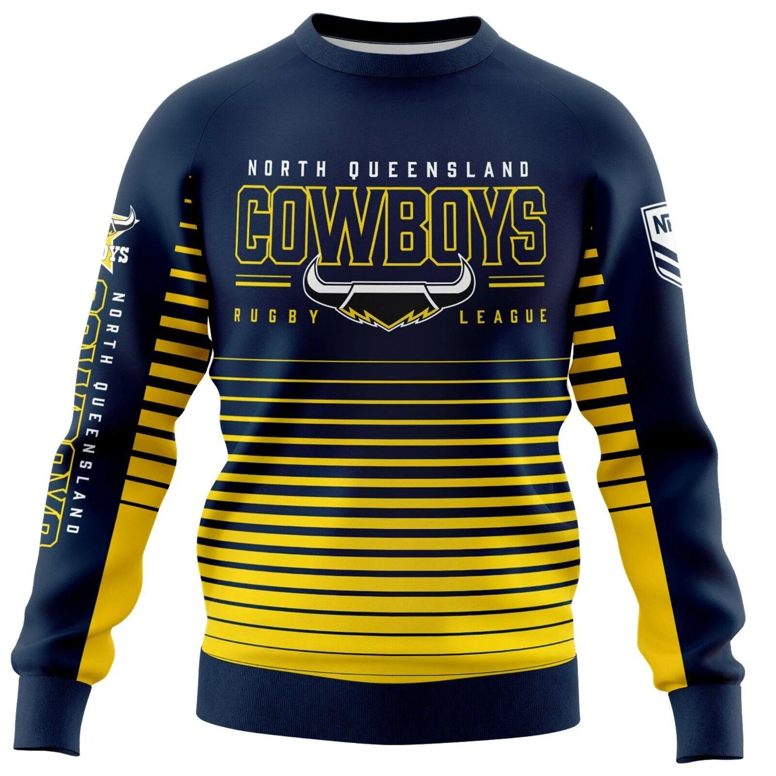 NRL Kids Game Time Pullover - North Queensland Cowboys - Baby - Light Jumper - Image 2