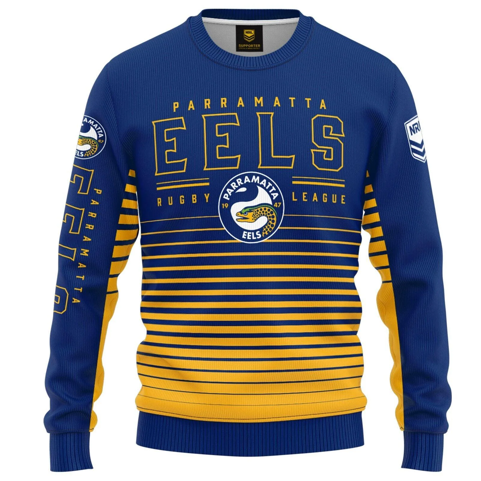 NRL Kids Game Time Pullover - Parramatta Eels - Infant Baby - Light Jumper - Image 2
