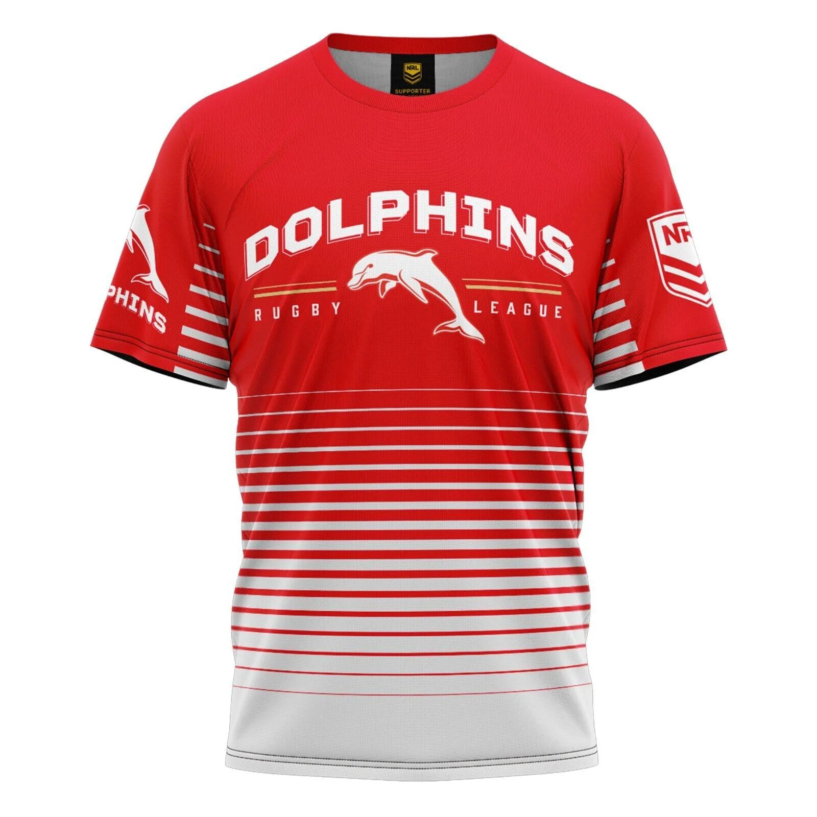 NRL Kids Game Time Tee Shirt - Dolphins - Baby Child T-Shirt - Image 2