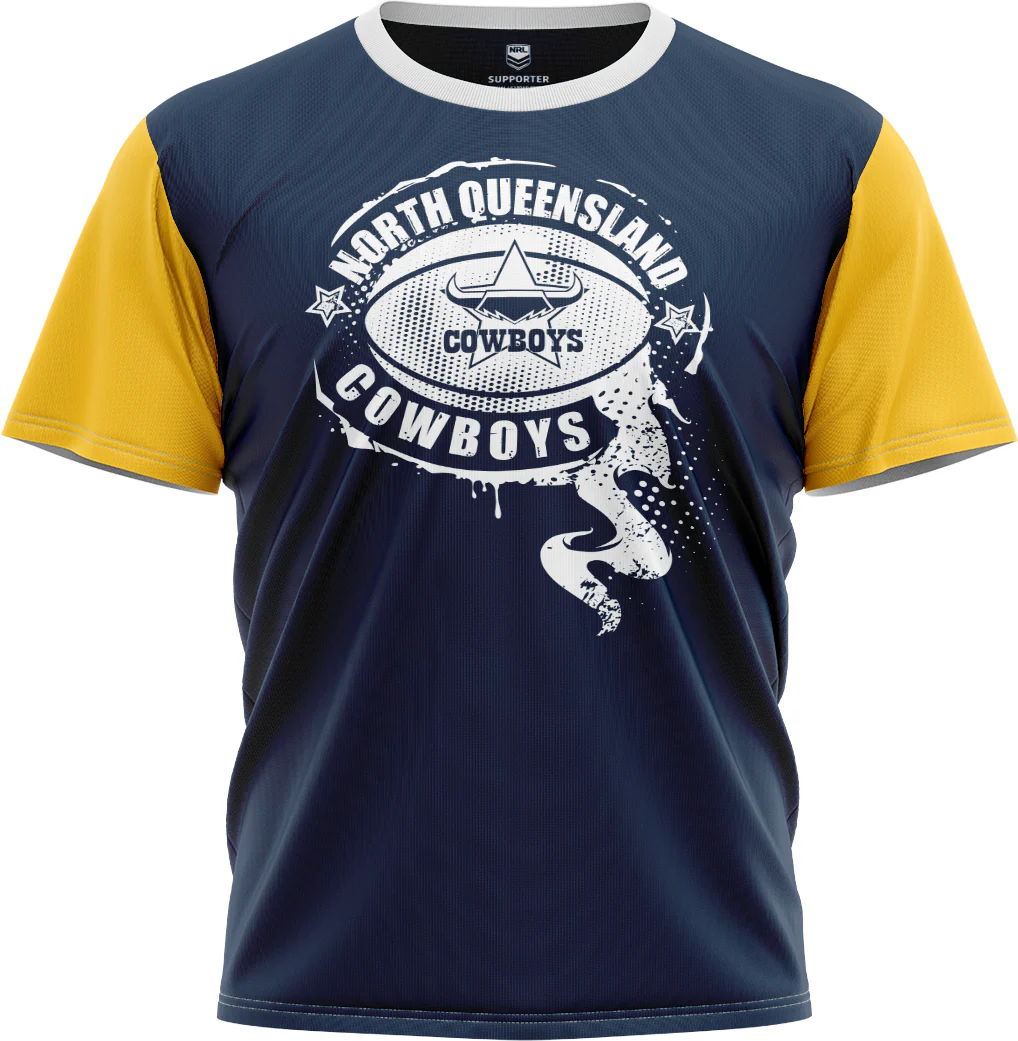 NRL Kids 'Preston' Tee Shirt - North Queensland Cowboys - Baby Child T-Shirt