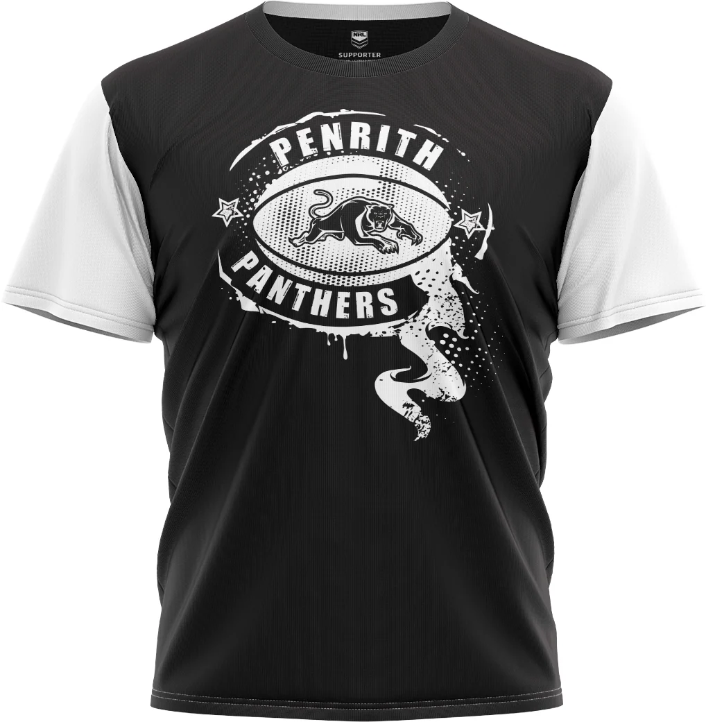 NRL Kids 'Preston' Tee Shirt - Penrith Panthers - Baby Child T-Shirt