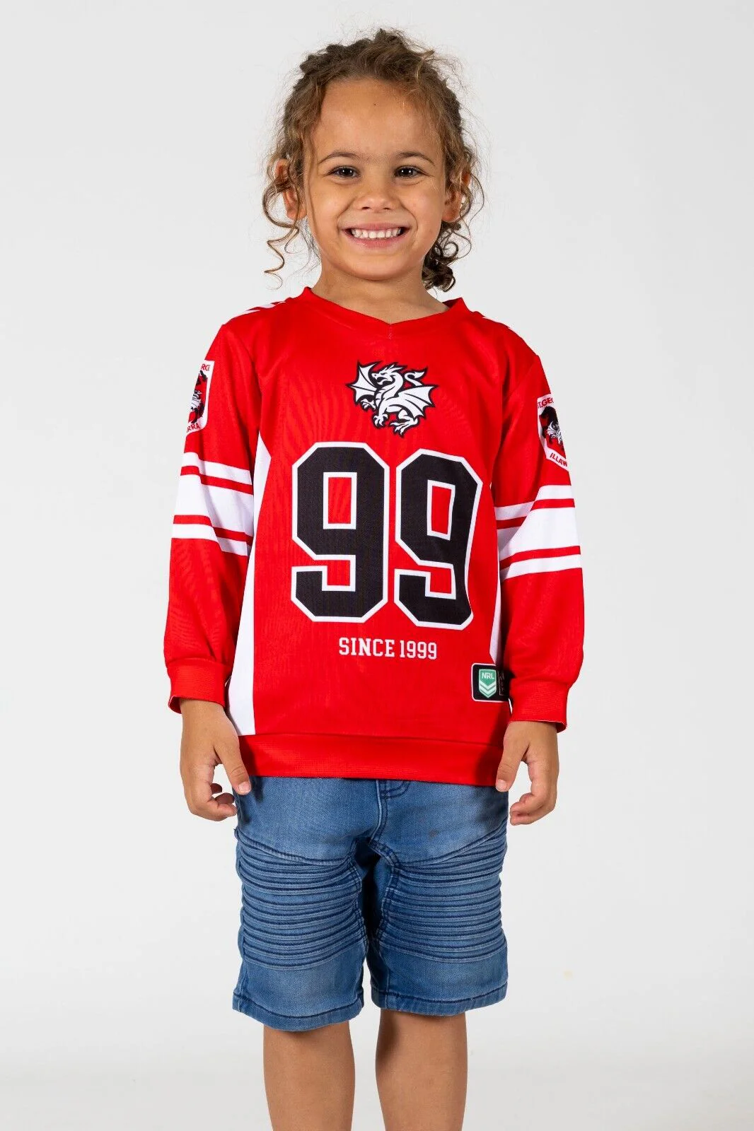 NRL Kids 'Quarterback' Pullover - St George Illawarra Dragons - Infant - Jumper