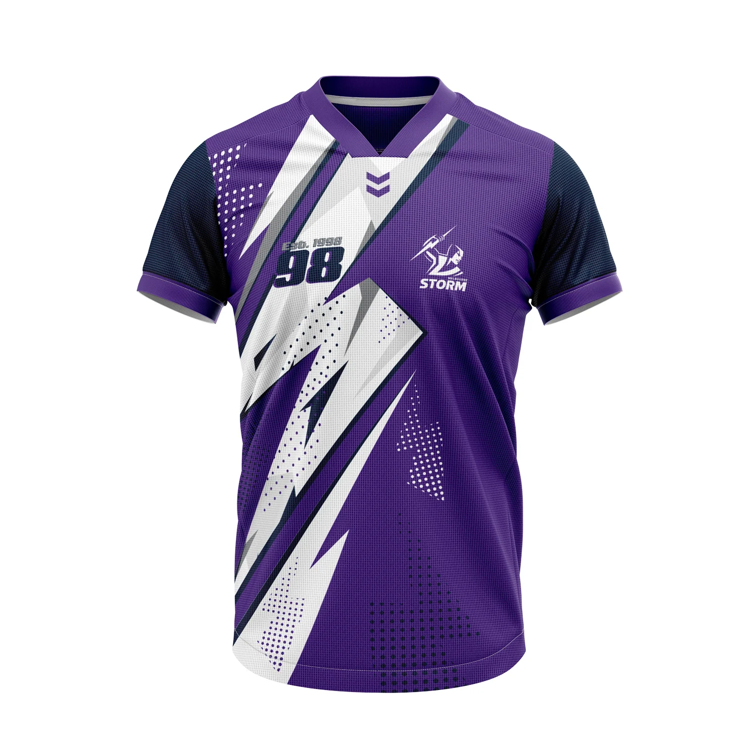 NRL Kids 'Thunderstruck' Tee Shirt - Melbourne Storm - Baby Child