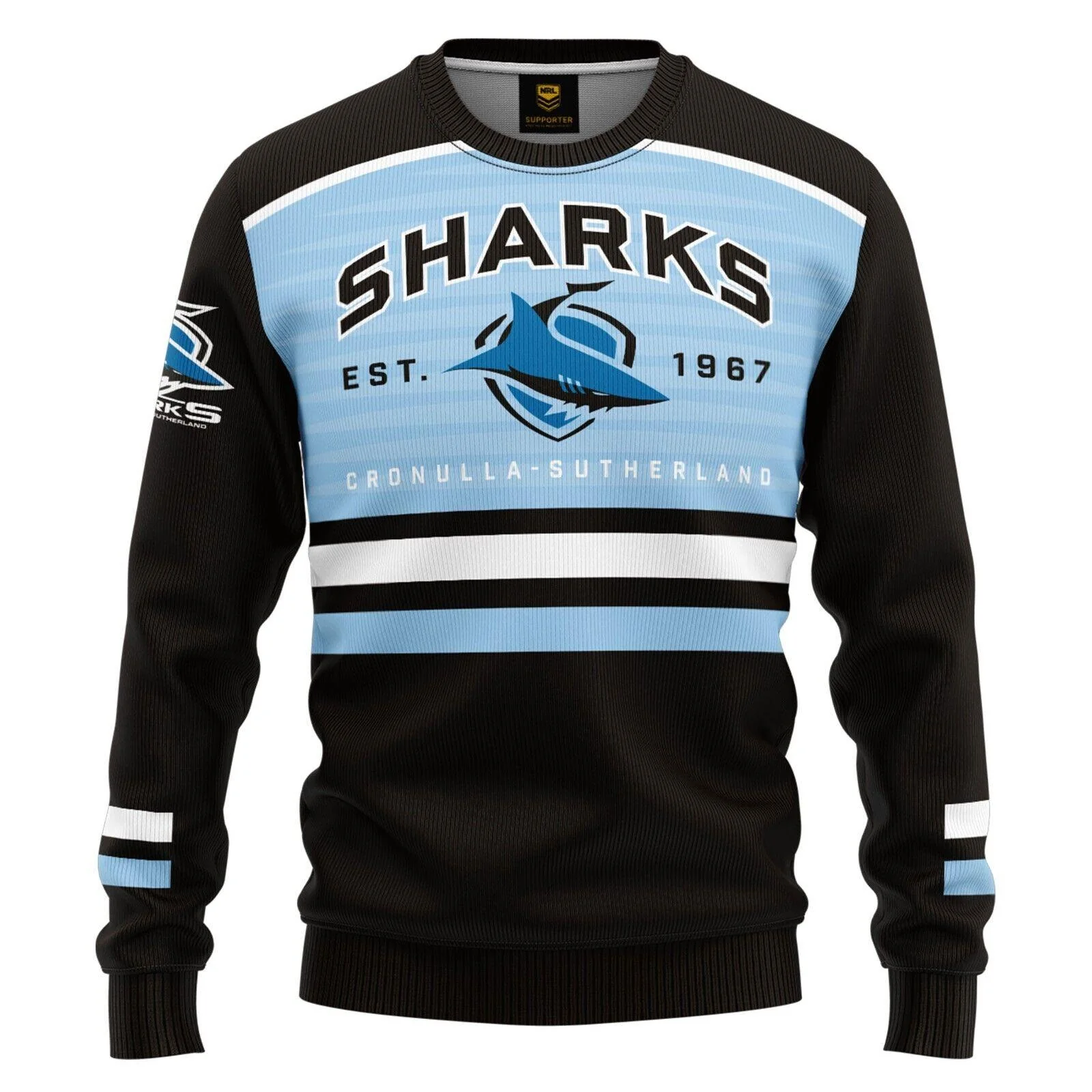 NRL Kids 'Victory' Pullover - Cronulla Sharks - Infant Baby - Jumper