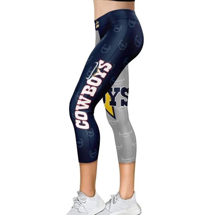 NRL Ladies 'Siren' Leggings - North Queensland Cowboys - Active Wear - Image 2