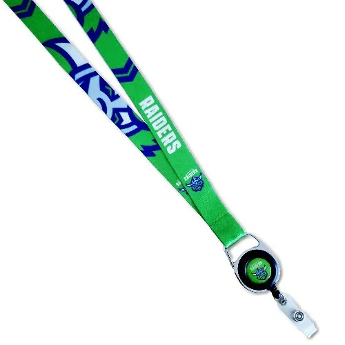 NRL Lanyard with Retractable ID Clip - Canberra Raiders - Image 2