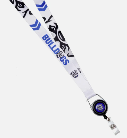 NRL Lanyard with Retractable ID Clip - Canterbury Bulldogs