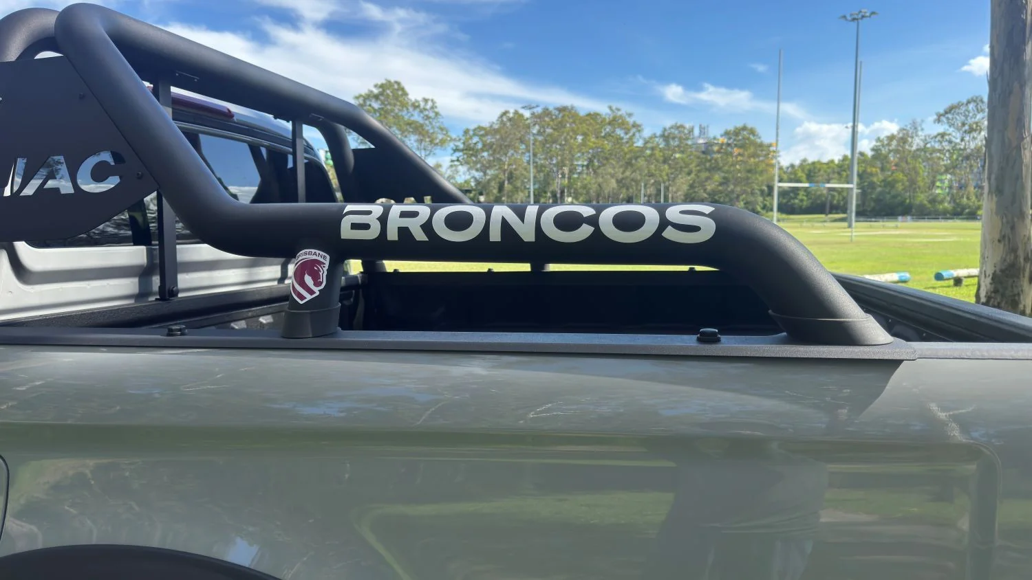 NRL Lettering Decal - Brisbane Broncos - Car Sticker - Team Name - Image 2