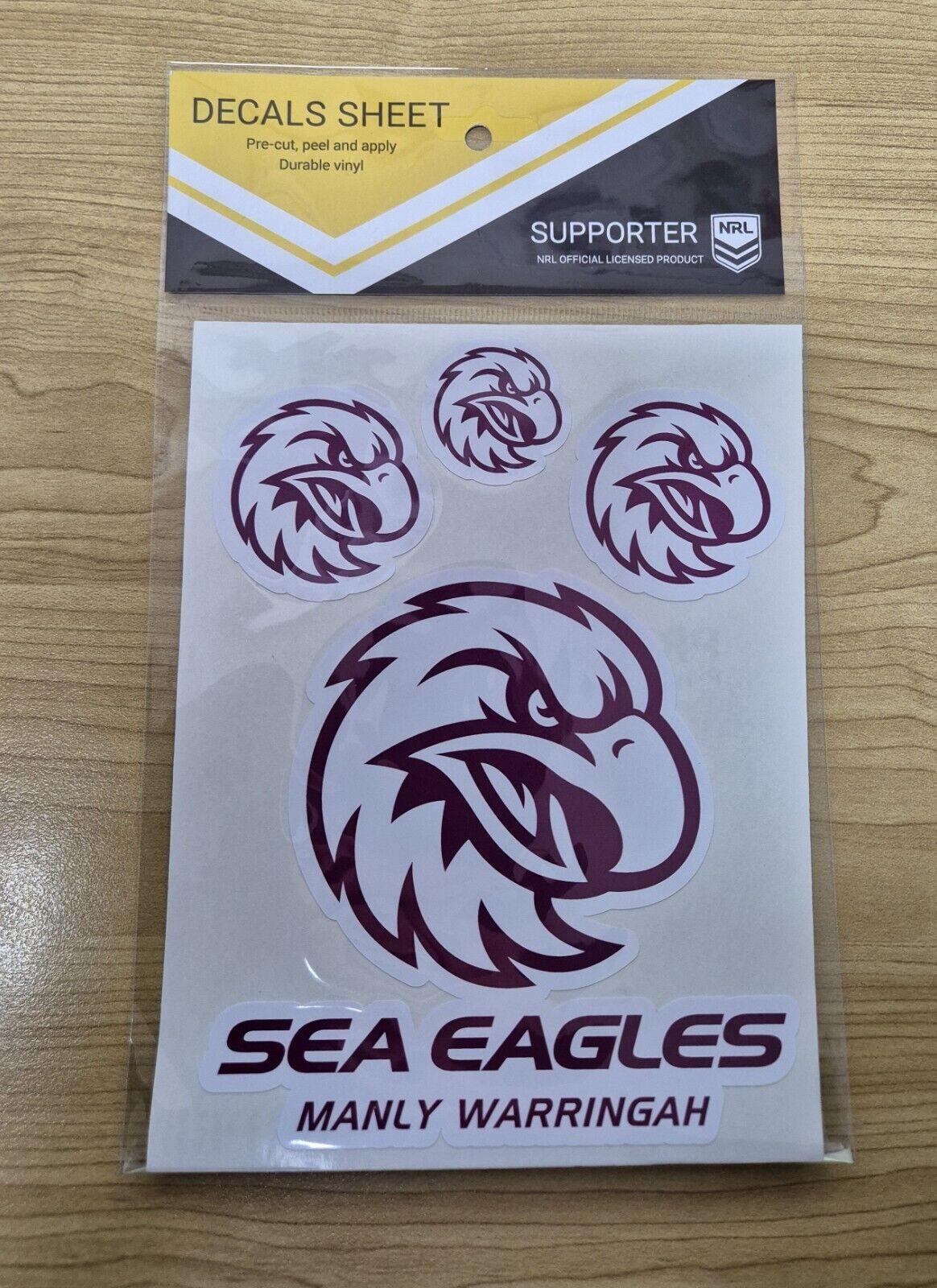 NRL Logo Decal Sheet - Manly Sea Eagles - Stickers - Sticker - Image 2