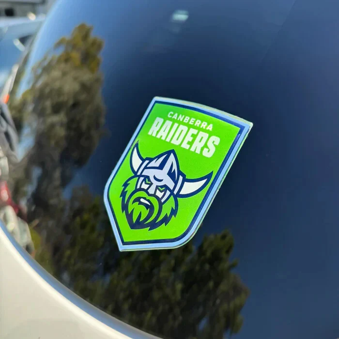 NRL Logo Emblem - Canberra Raiders - Supporter Car Badge - Image 2