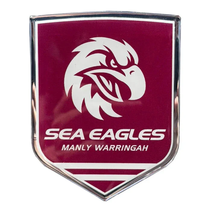 NRL Logo Emblem - Manly Sea Eagles - Supporter Car Badge