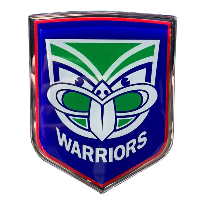 NRL Logo Emblem - New Zealand Warriors - Supporter Car Badge