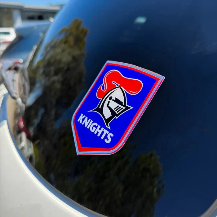 NRL Logo Emblem - Newcastle Knights - Supporter Car Badge - Image 2