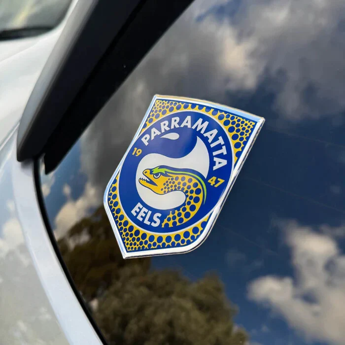 NRL Logo Emblem - Parramatta Eels - Supporter Car Badge - Image 2