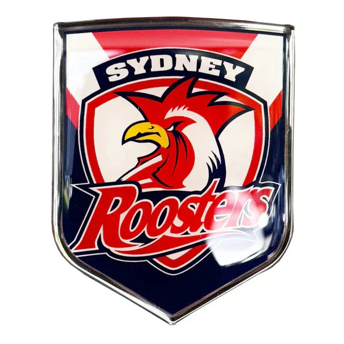 NRL Logo Emblem - Sydney Roosters - Supporter Car Badge