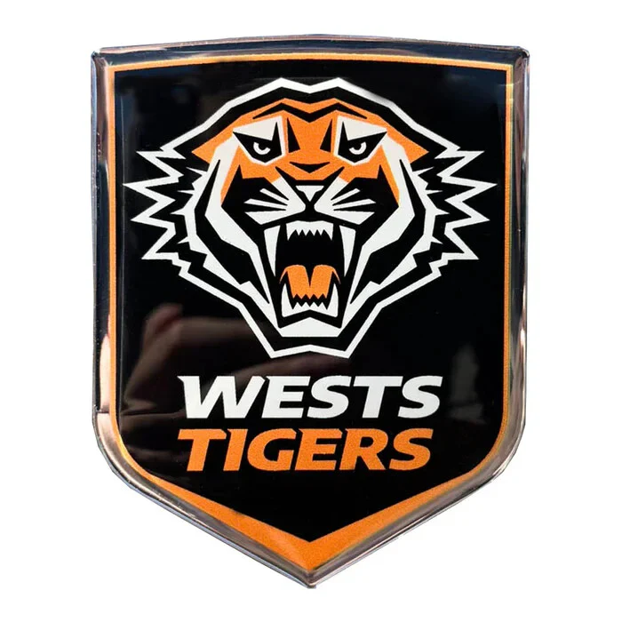 NRL Logo Emblem - West Tigers - Supporter Car Badge