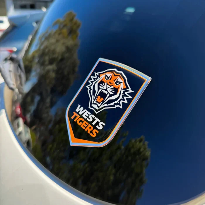 NRL Logo Emblem - West Tigers - Supporter Car Badge - Image 2