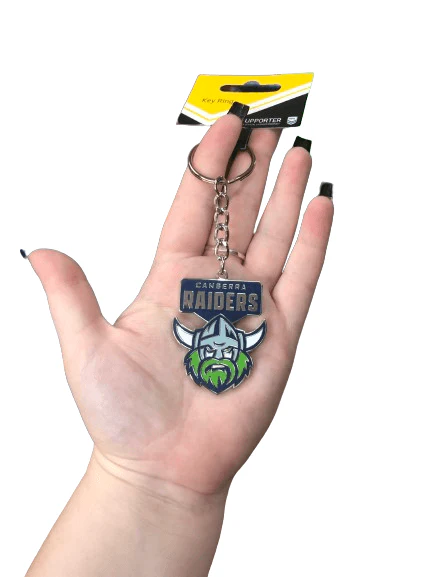 NRL Logo Metal Key Ring - Canberra Raiders - Keyring - NEW LOGO - TROFE - Image 2