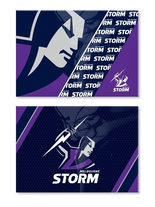 NRL Magnet Set of 2 - Melbourne Storm - Set of Two Magnets - Image 2