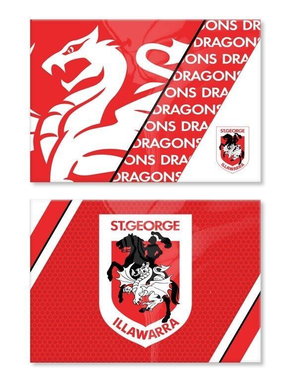 NRL Magnet Set of 2 - St George Illawarra Dragons - Set of Two Magnets - Image 2