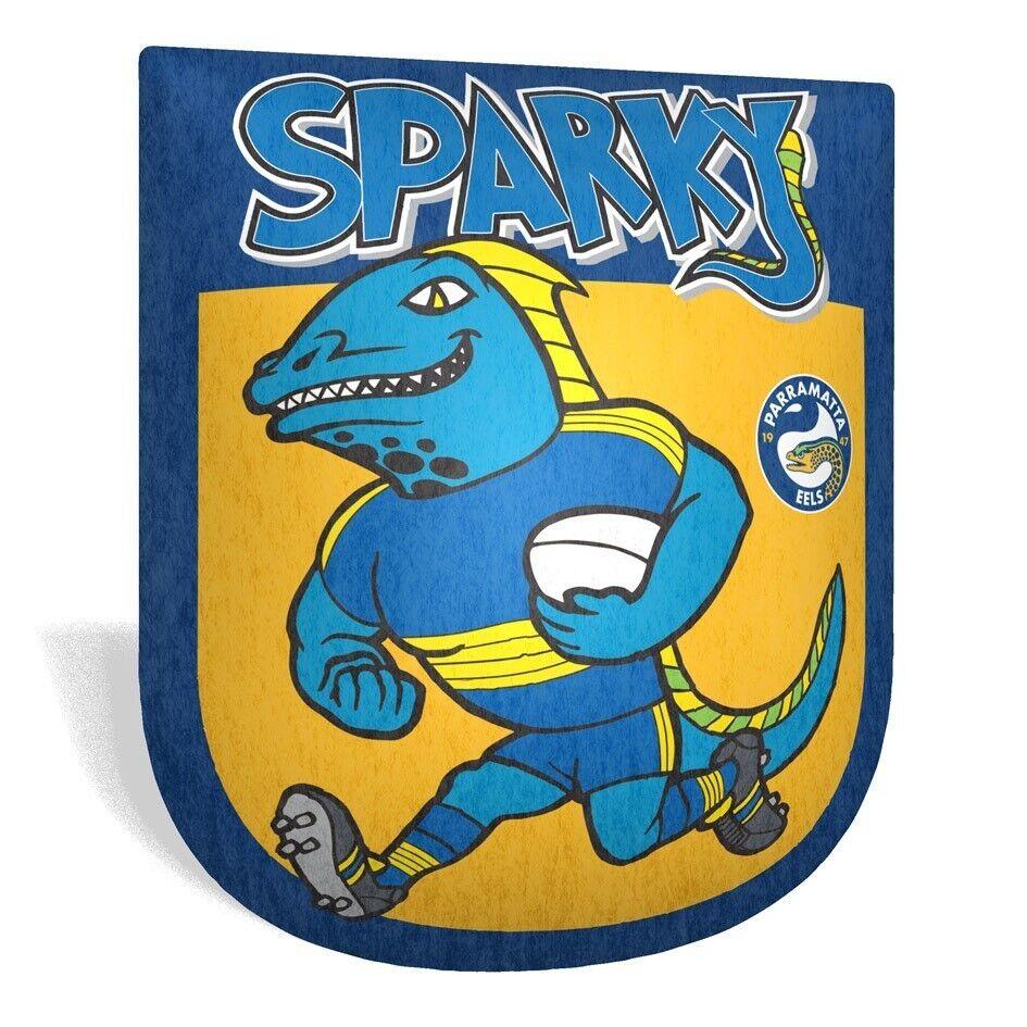 NRL Mascot Shaped Cushion - Paramatta Eels - 35cm x 40cm - Pillow - Image 2