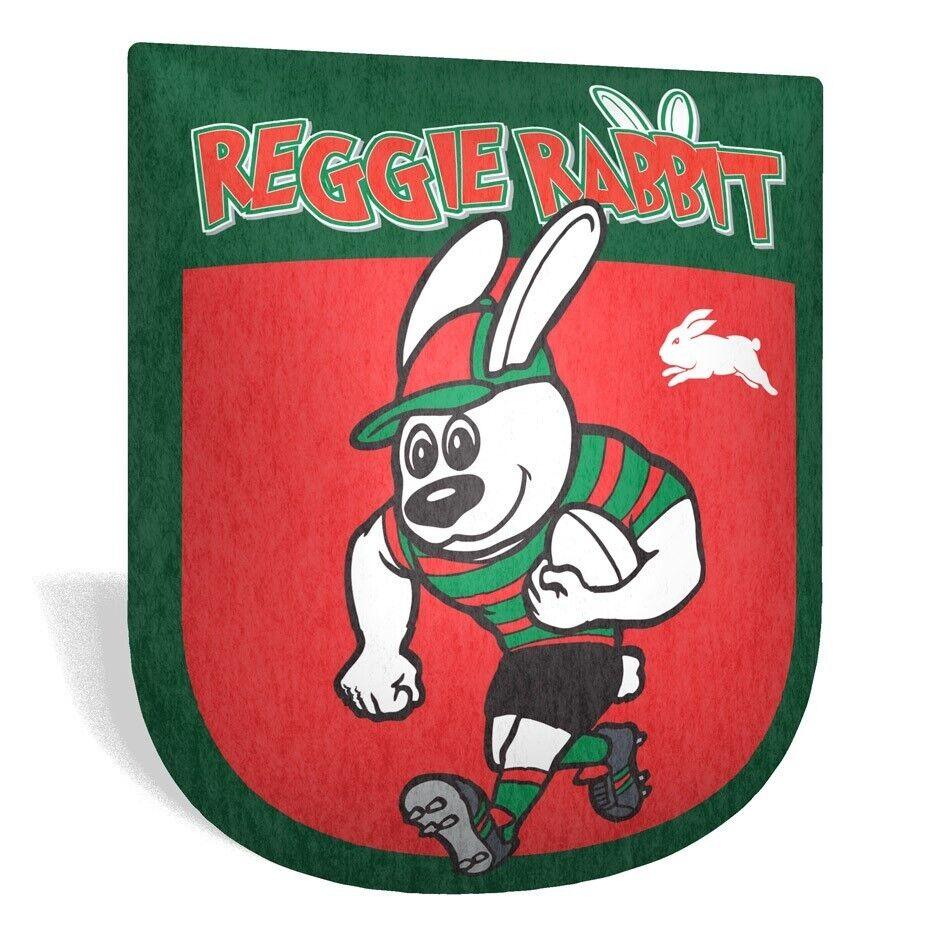 NRL Mascot Shaped Cushion - South Sydney Rabbitohs - 35cm x 40cm - Pillow - Image 2