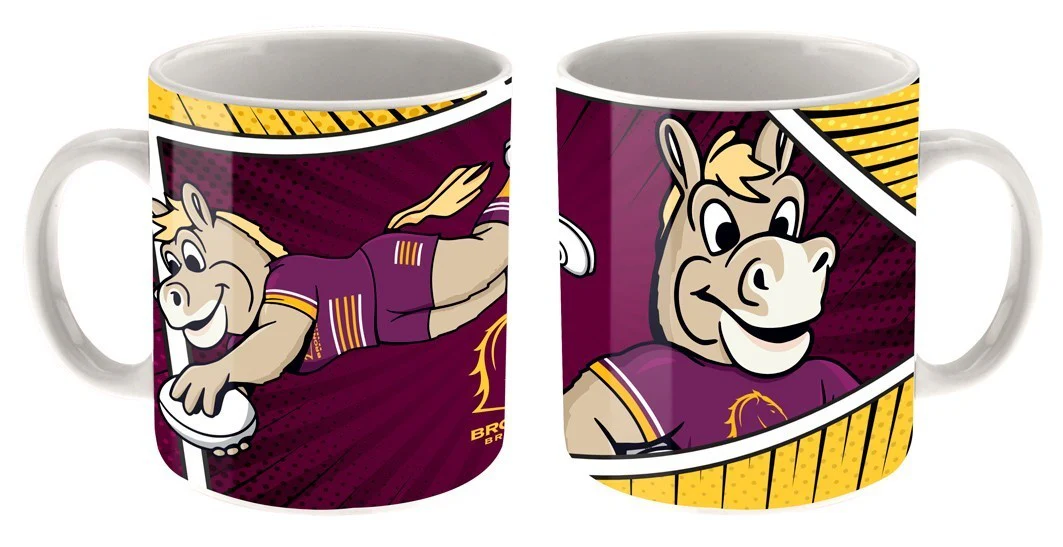 NRL Massive Mug - Brisbane Broncos - Coffee Cup - Approx 600mL