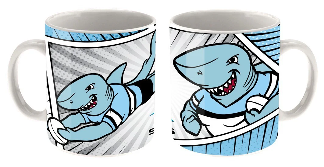 NRL Massive Mug - Cronulla Sharks - Coffee Cup - Approx 600mL - Image 2
