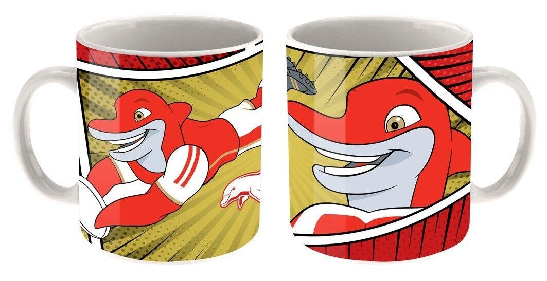NRL Massive Mug - Dolphins - Coffee Cup - Approx 600mL - Image 2
