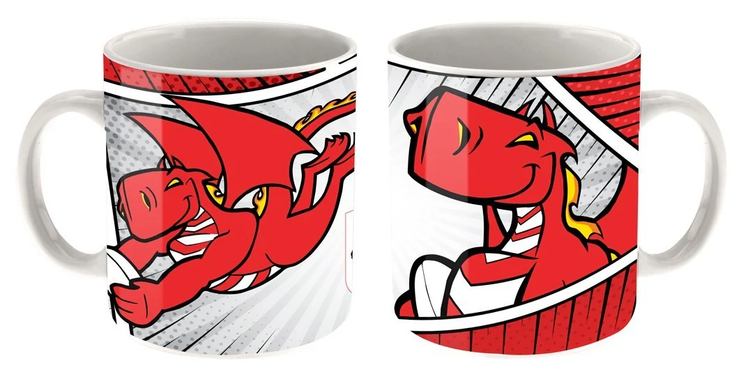 NRL Massive Mug - St George Illawarra Dragons - Coffee Cup - Approx 600mL - Image 2