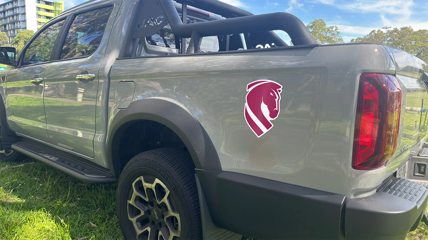 NRL Mega Decal - Brisbane Broncos - Secondary Logo - Car Sticker 250mm - Image 2