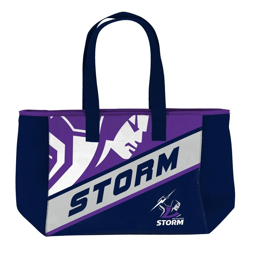 NRL Neoprene Carry Bag - Melbourne Storm - Zip Opening - Image 2