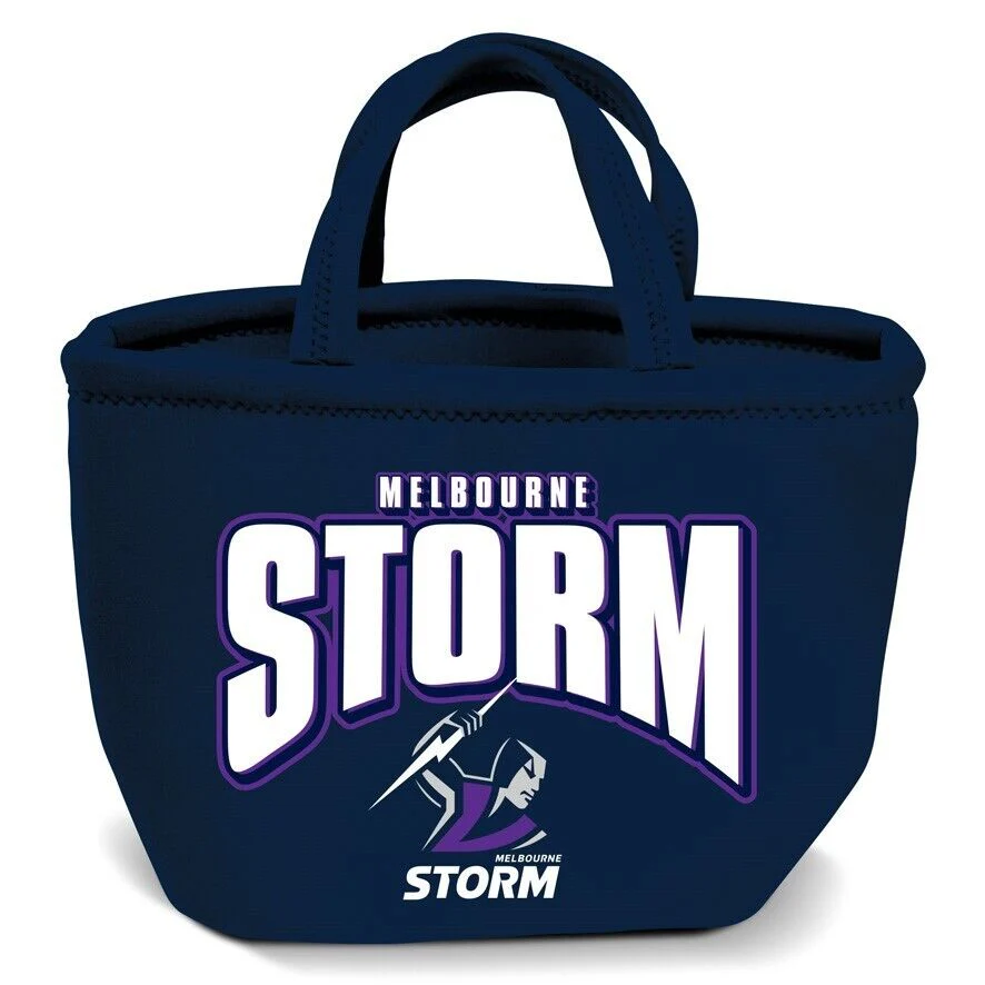 NRL Neoprene Cooler Bag - Melbourne Storm - Insulated - Image 2