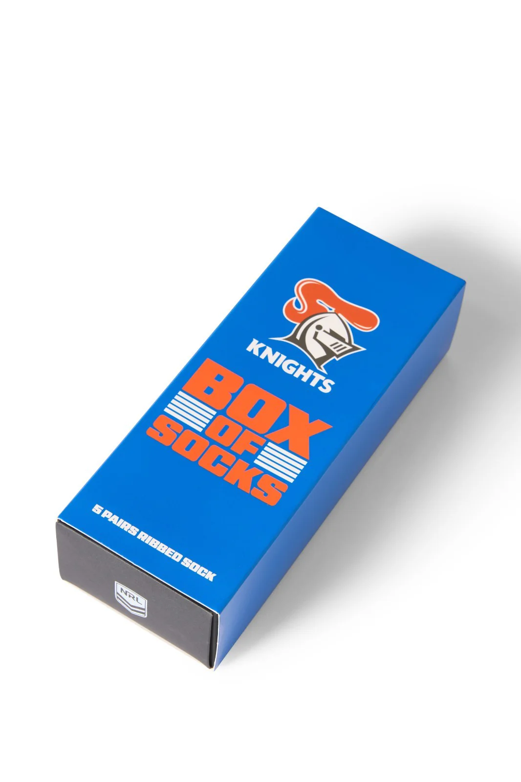 NRL Newcastle Knights - Box Of 5 Socks Gift Boxed - One Size Fits Most - Image 2