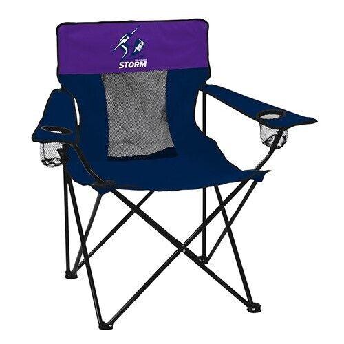 NRL Outdoor Camping Chair - Melbourne Storm - Includes Carry Bag - Image 2