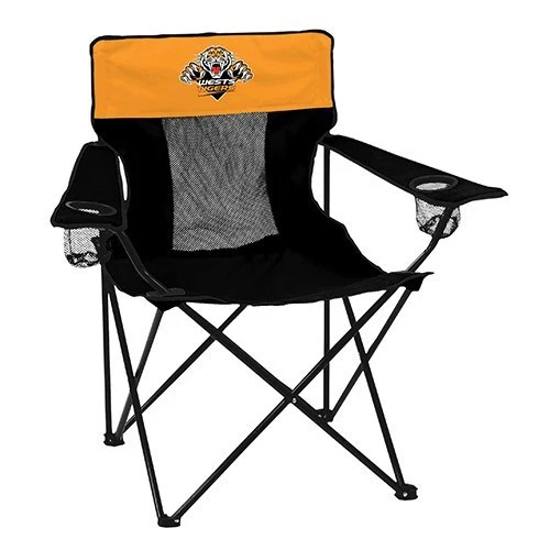 NRL Outdoor Camping Chair - West Tigers - Includes Carry Bag - Image 2