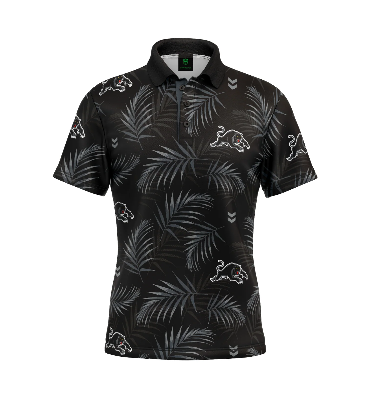 NRL 'Palm Beach' Golf Polo - Penrith Panthers - Adult - Mens - Polo