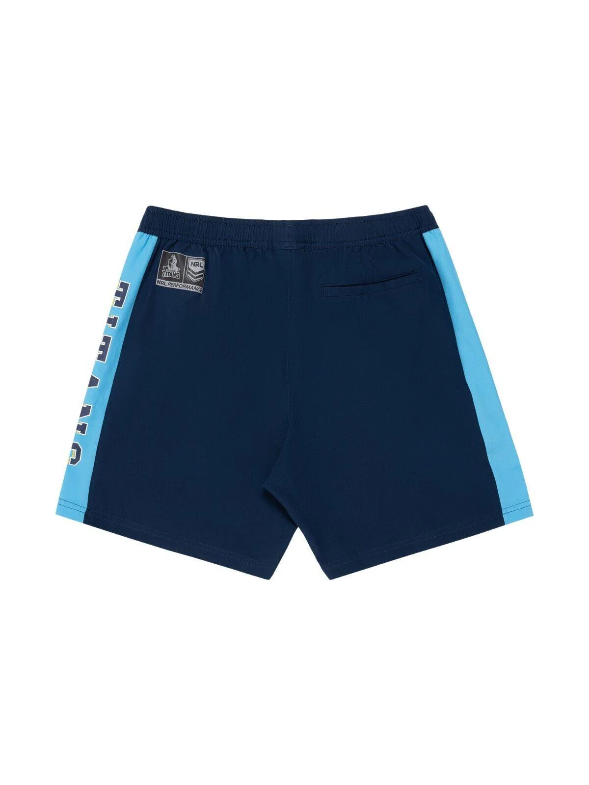 NRL Panel Performance Shorts - Gold Coast Titans - Supporter - Adult - Mens - Image 2