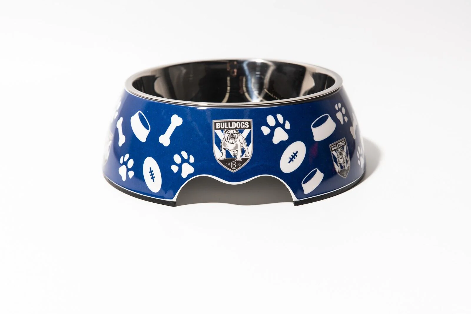 NRL Pet Bowl - Canterbury Bulldogs - Food Water - Dog Cat - Image 2