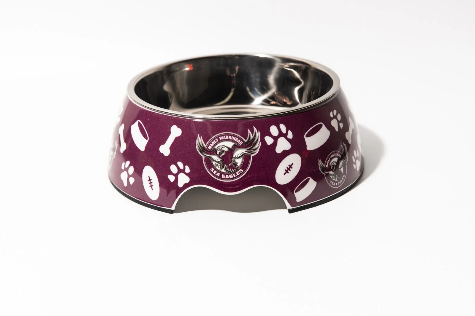 NRL Pet Bowl - Manly Sea Eagles - Food Water - Dog Cat - Image 2