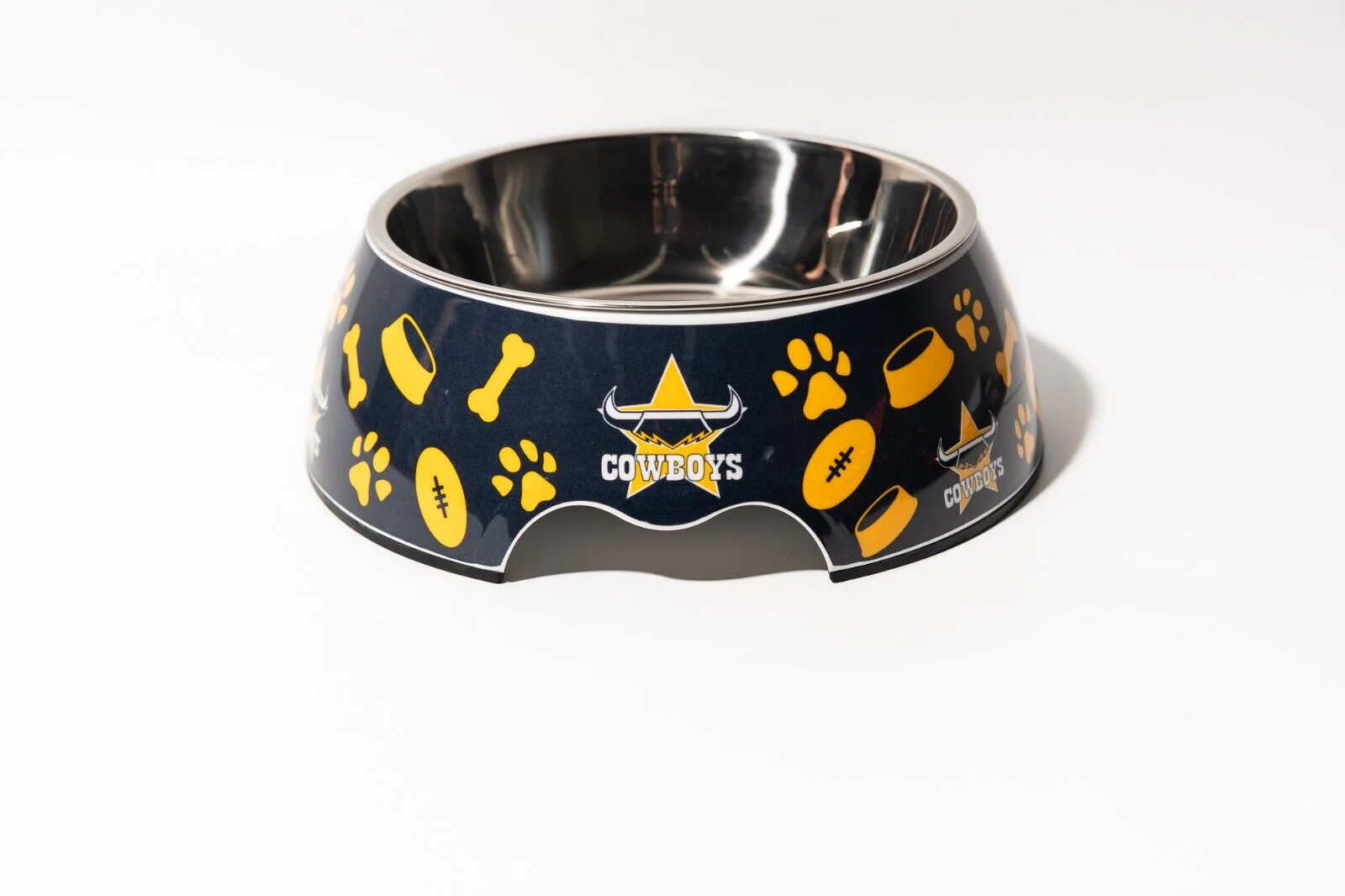 NRL Pet Bowl - North Queensland Cowboys - Food Water - Dog Cat - Image 2